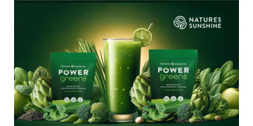 Power Greens από την NSP: Σύμπλεγμα για ενέργεια, ανοσία και αποτοξίνωση Power Greens από την NSP: Σύμπλεγμα για ενέργεια, ανοσία και αποτοξίνωση